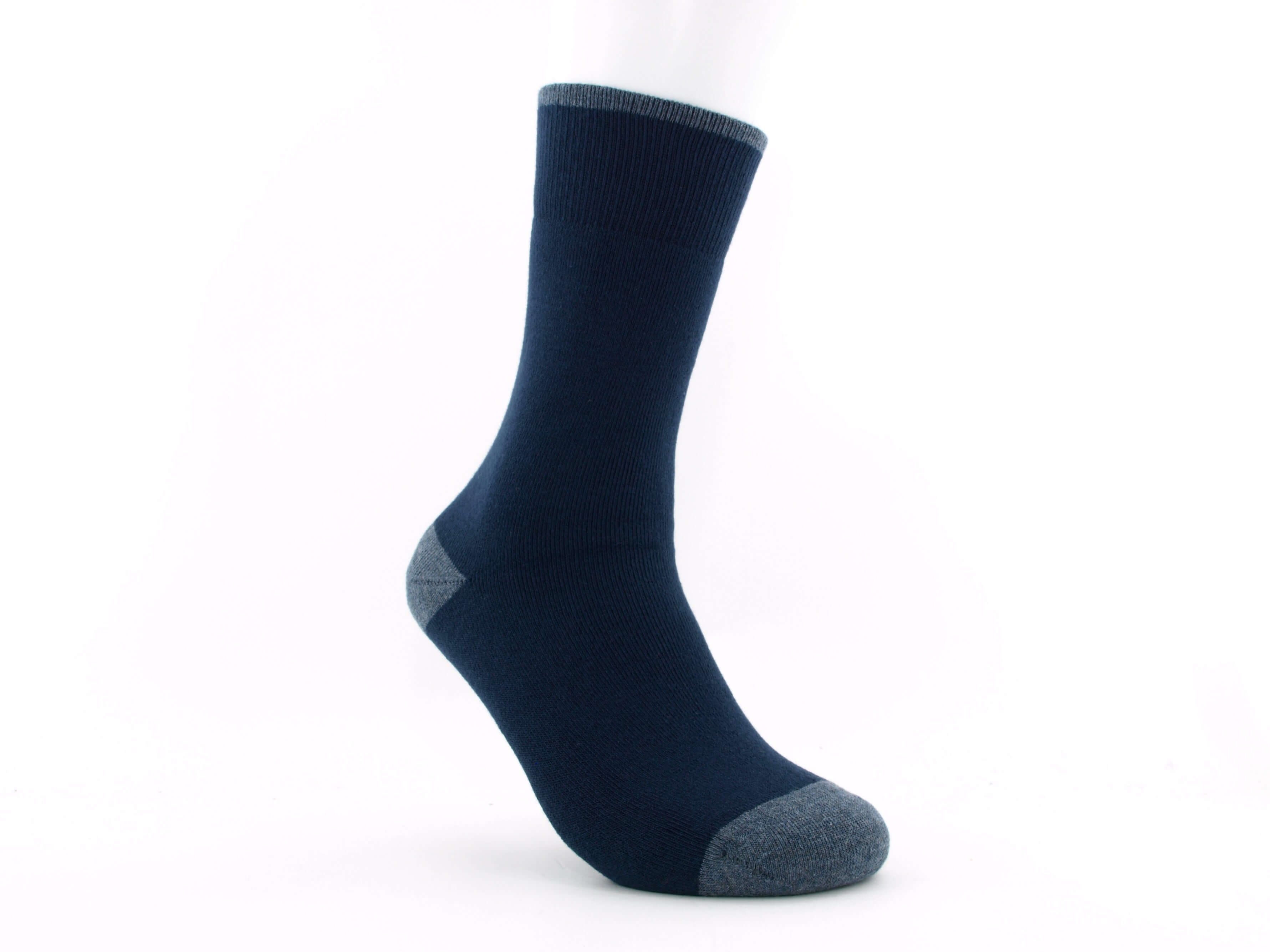 Bild: Bio Socken Frottee marine 1