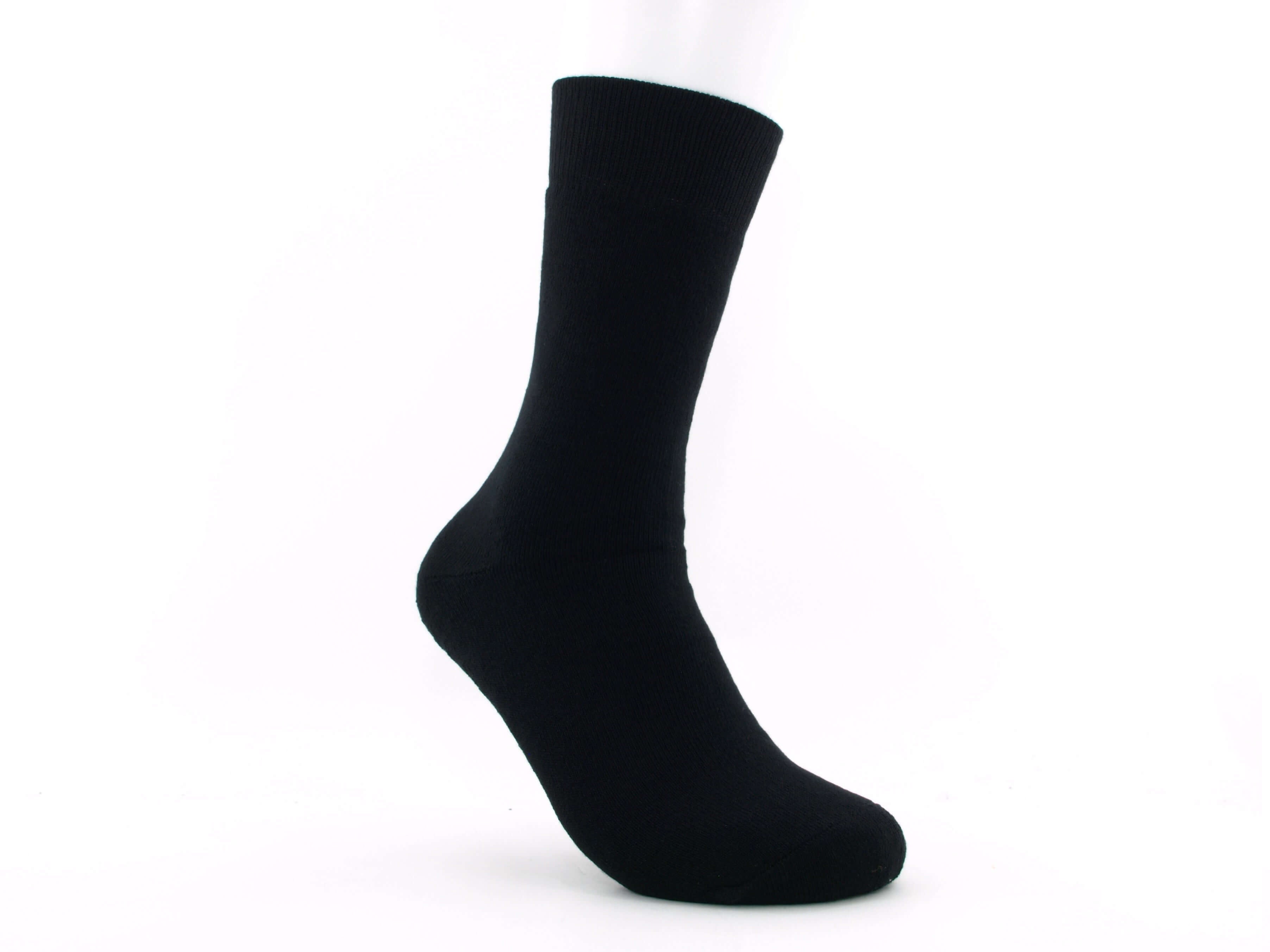 Bild: Bio Socken Frottee schwarz 1