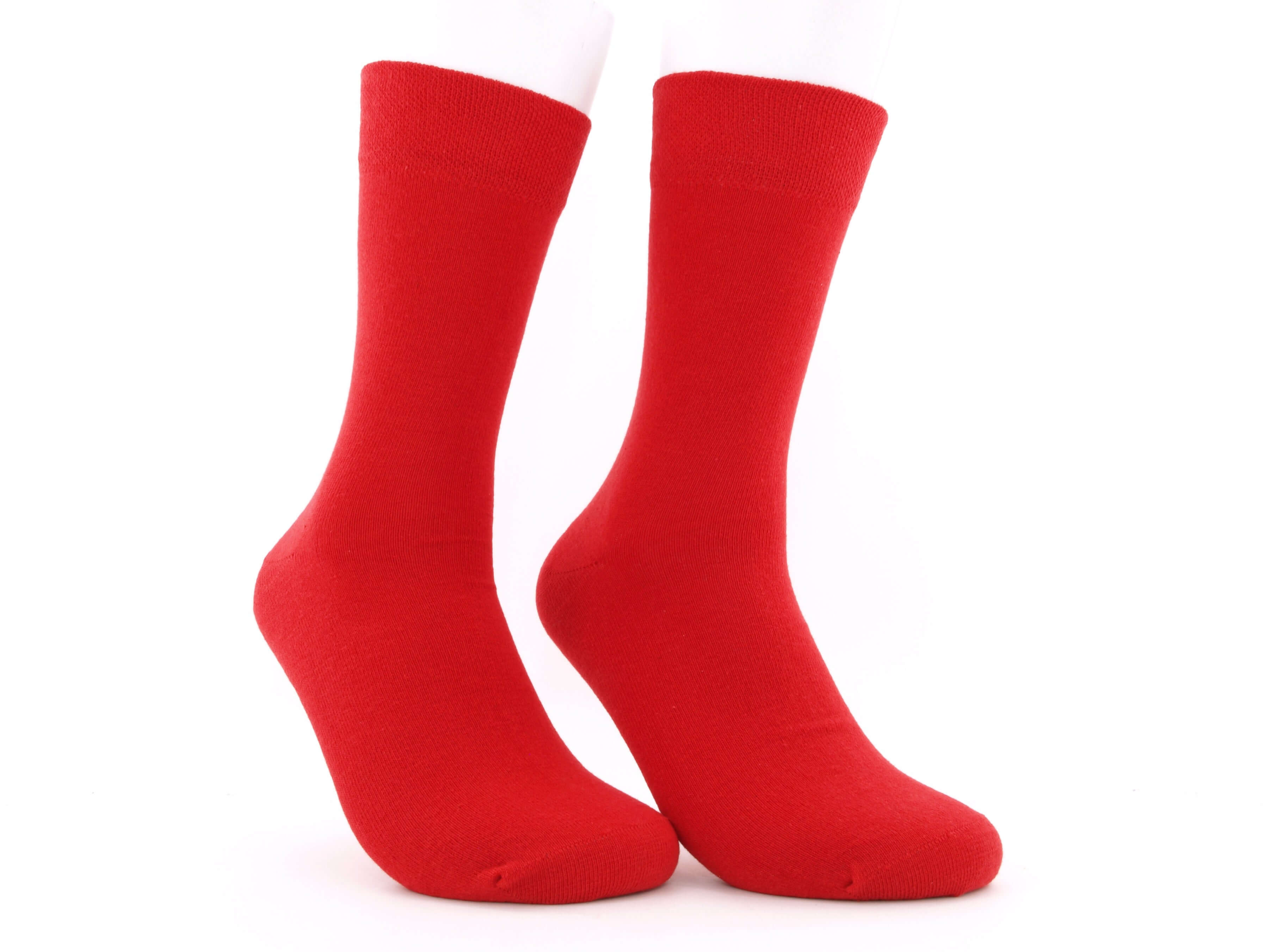 Bild: Bunte Herrensocken rot 1