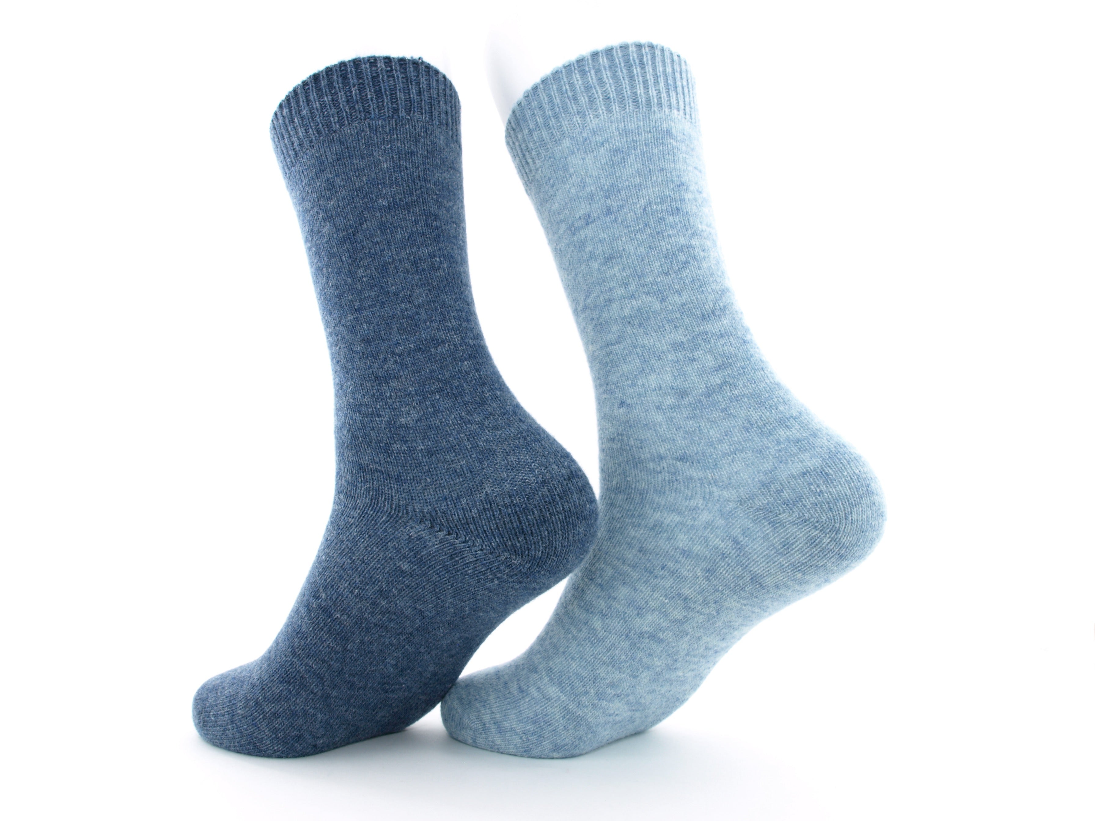 Bild: Lammwolle Socken jeans 2