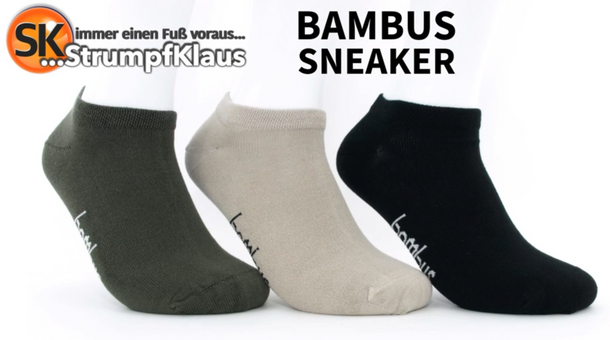 Video: Bambus Sneaker Socken oliv 