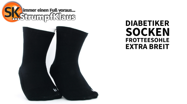 Video: Diabetiker Socken Frotteesohle extra breit