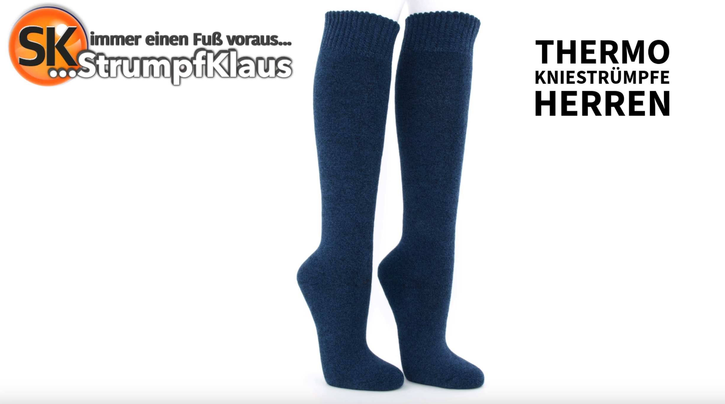 Video: Thermo Kniestrümpfe Herren jeans