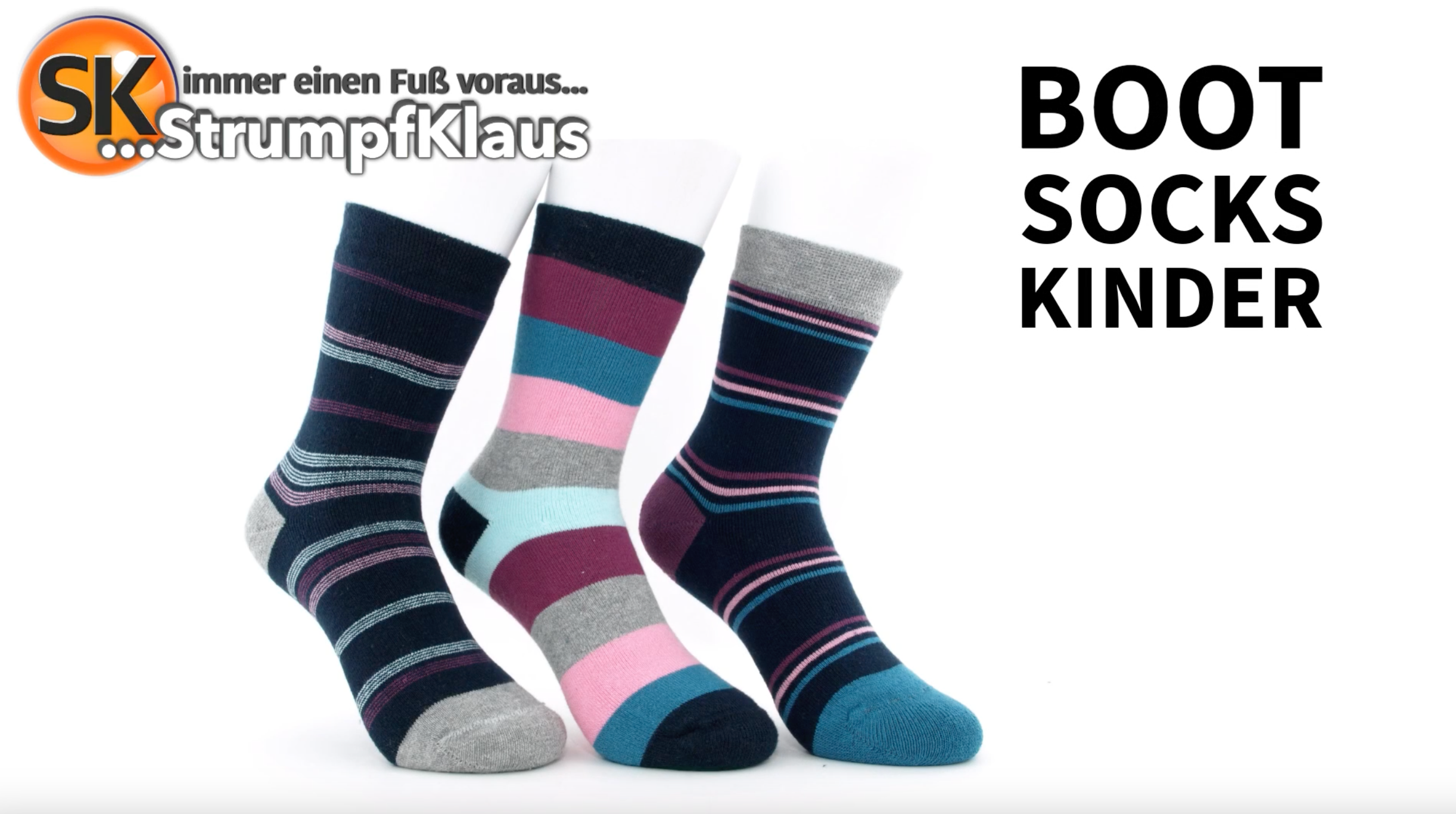 Video: Warme Kindersocken lila