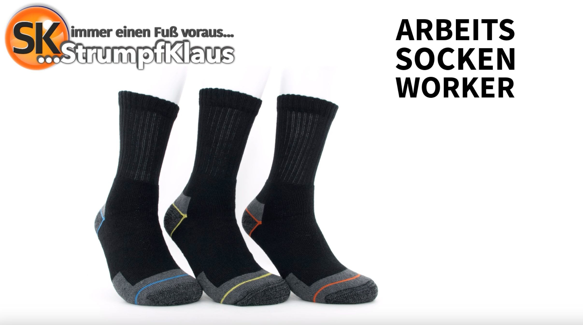 Video: Arbeitssocken Herren Worker