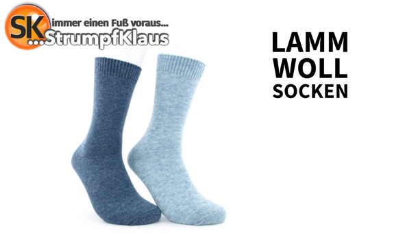 Video: Lammwolle Socken jeans