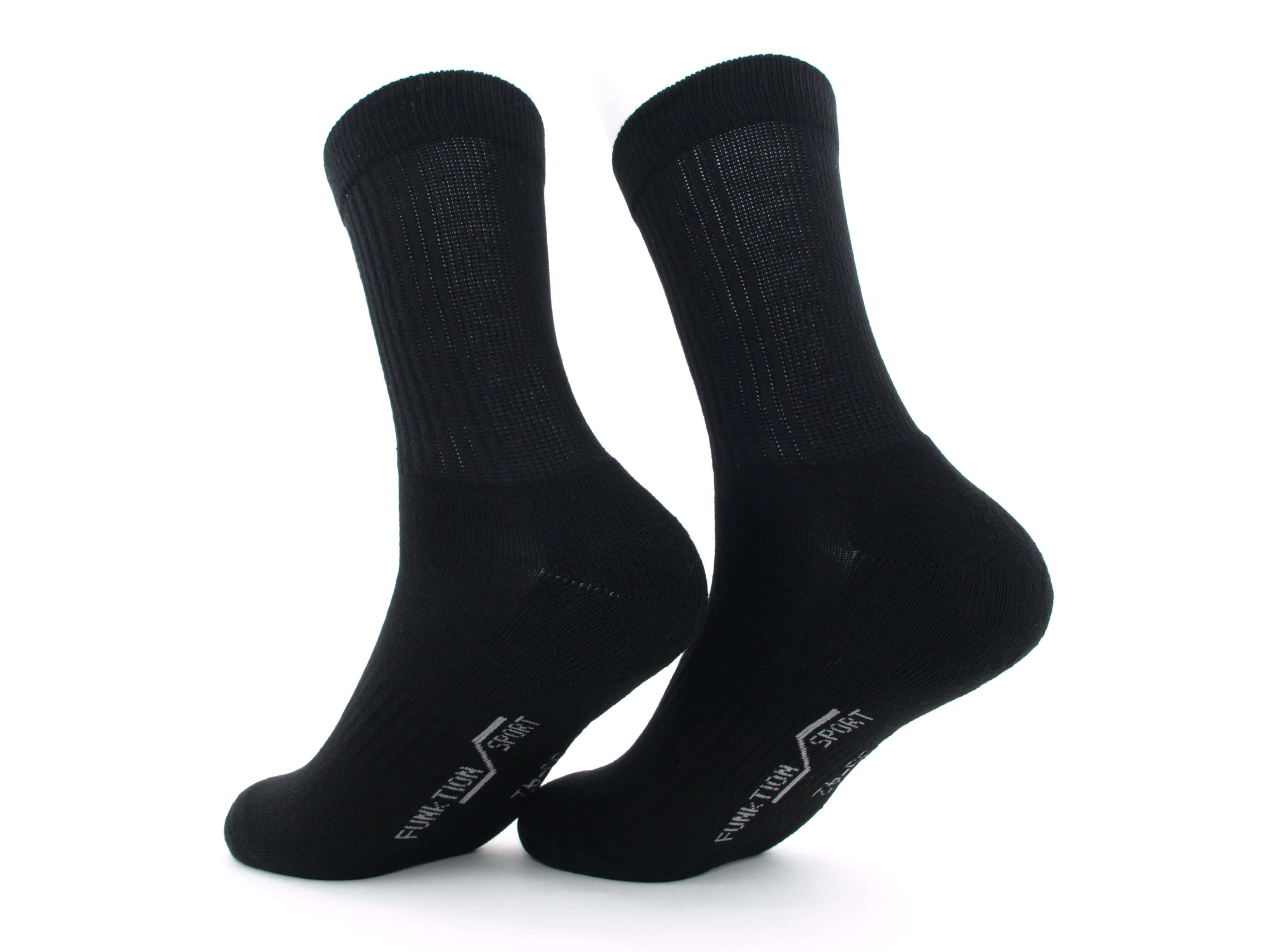 Bild: Sportsocken Funktion schwarz 2